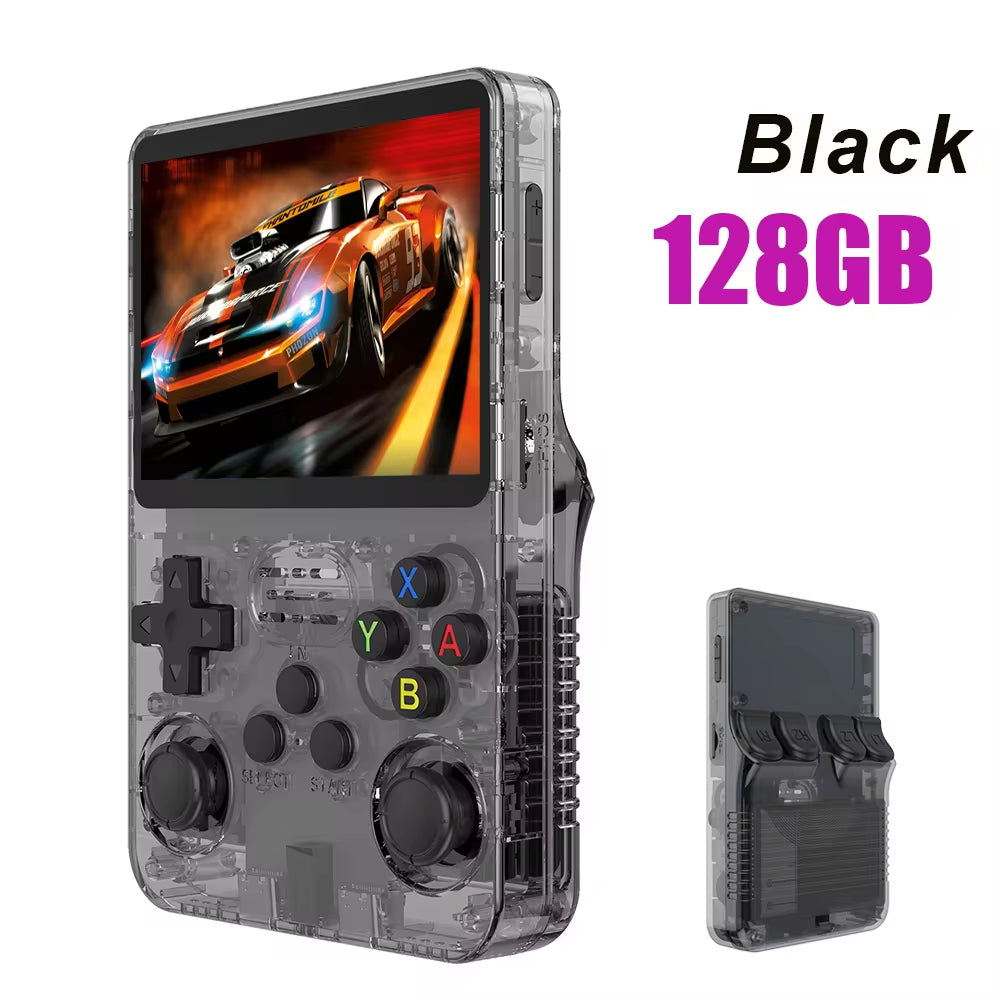 R36S Retro Handheld Video Game Console Linux System 3.5 Inch IPS Screen R35S Pro Portable Pocket Video Player 64GB Games