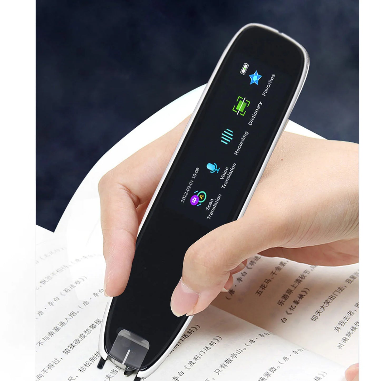 Smart Voice Translator Pen White International Edition Wifi Translation Scanning Pen